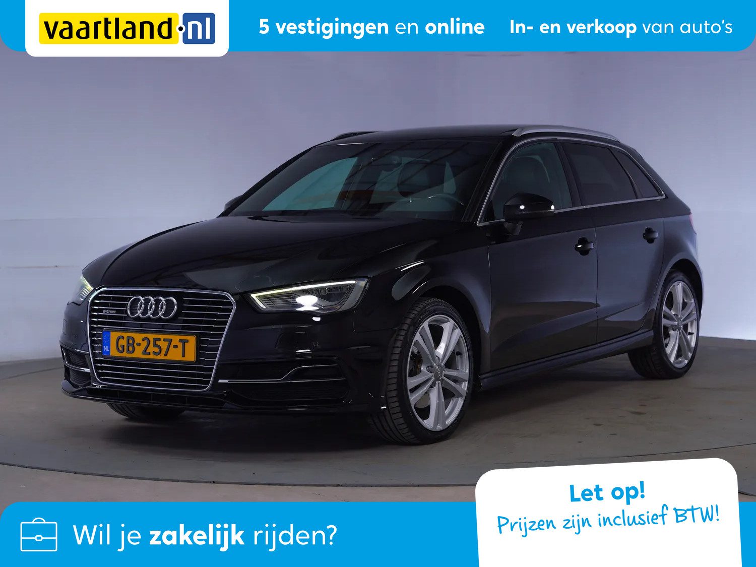 Audi A3 SPORTBACK 1.4 E-tron Ambition Plus Line [ Keyless Panoramadak LED ]