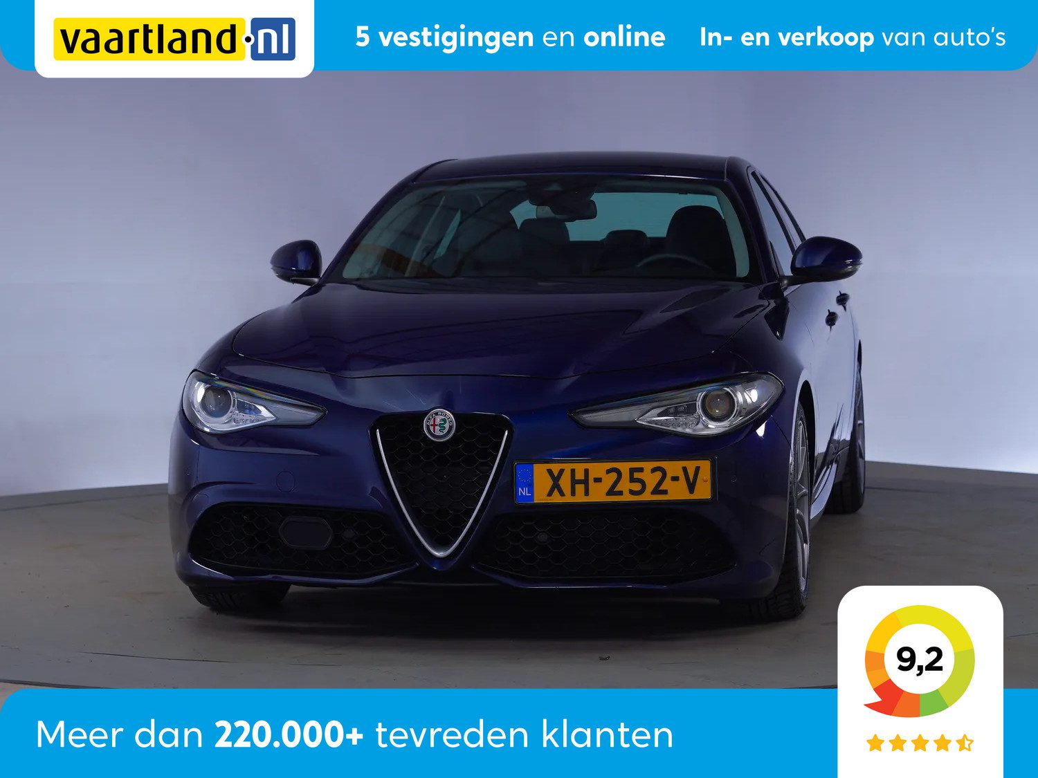 Alfa Romeo Giulia 2.0T Super Aut [ Leder gr Nav Cam Xenon Sportpakket ]