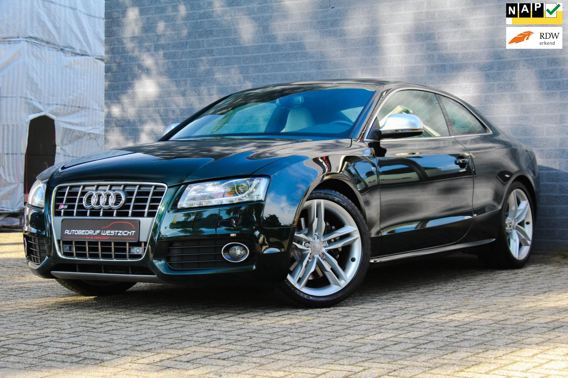 Audi A5 Coupé 4.2 FSI S5 quattro V8 355pk Groen, Automaat