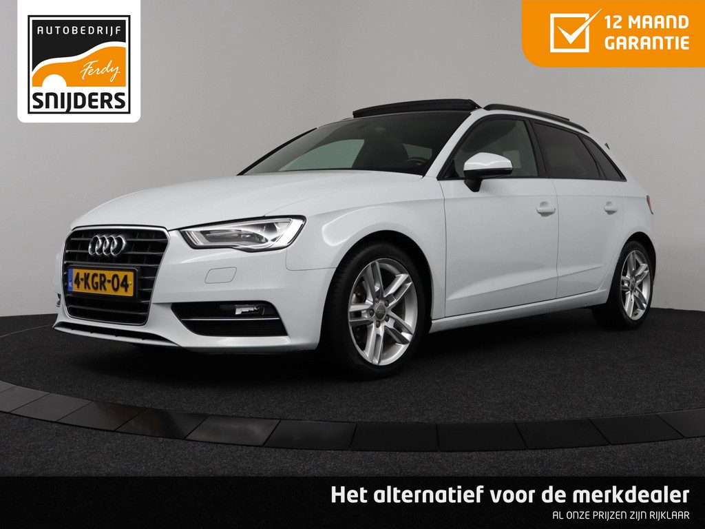 Audi A3 Sportback 1.4 TFSI Ambition Pro Line plus, Orig.NL – 12 MND GARANTIE | Panorama | Keyless | NAVI | Bi-Xenon | Cruise | Sportstoelen | 100% Onderhouden!! -RIJKLAAR