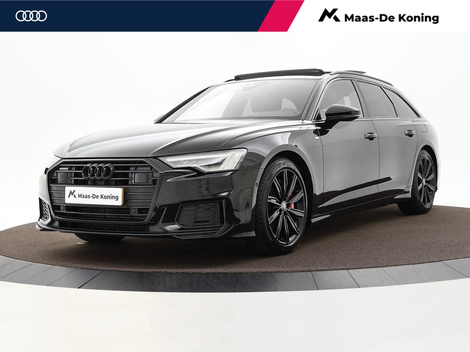 Audi A6 Avant 55 TFSIe 367pk S-Tronic Quattro Competition | Panoramadak | Keyless | Alarmklasse 3+5 | Elek. Achterklep | Afn. Trekhaak | ACC | Camera | Elek. Voorstoelen + Geheugen Bestuurder | 19″Velgen | Garantie t/m 17-08-2025 of 100.000km