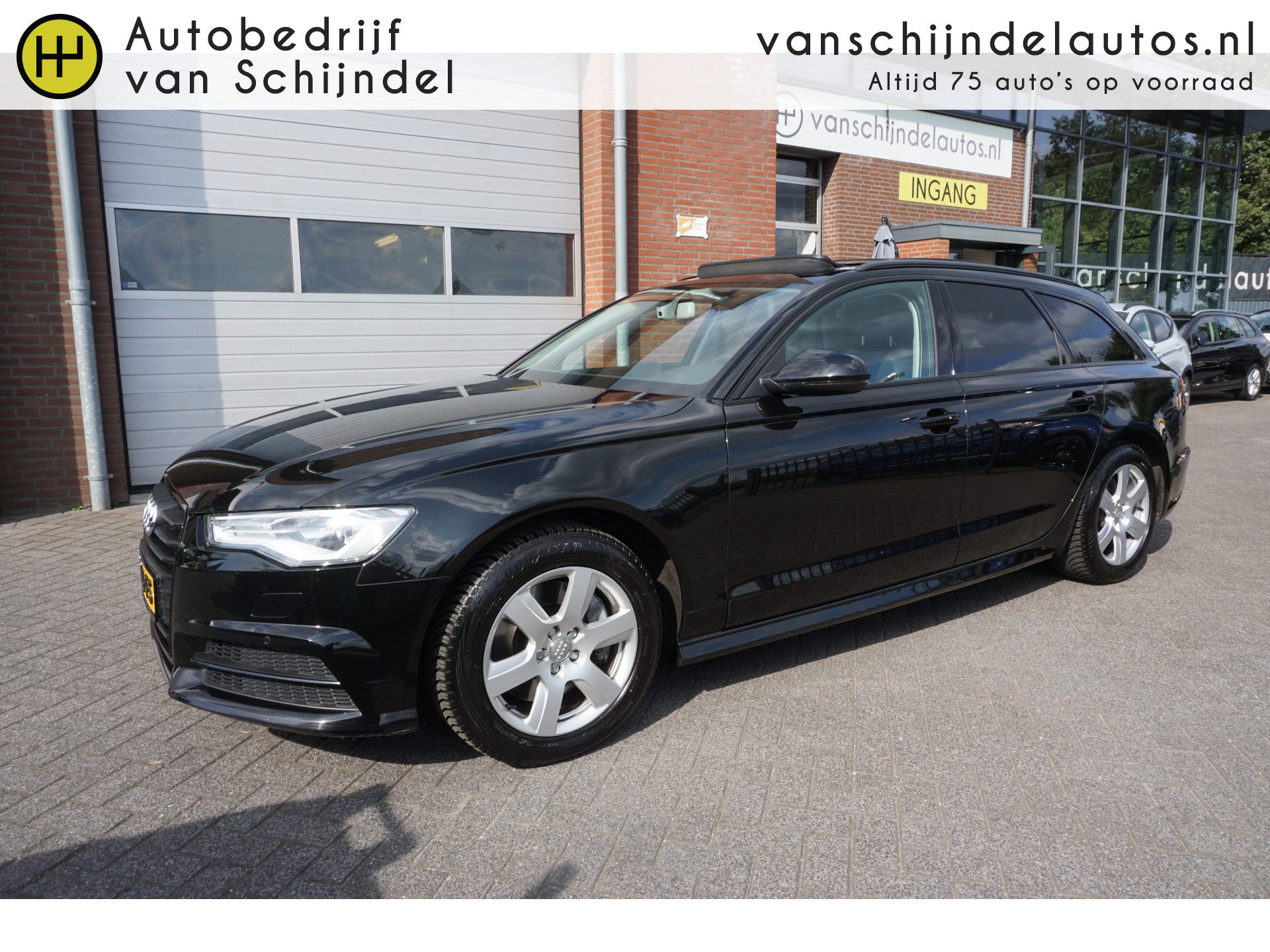 Audi A6 Avant 2.0 TFSI QUATTRO 252PK PREMIUM PANORAMADAK FULL LED LEDER STOELVERWARMING ELECTR.TREKHAAK NAVI CLIMA CRUISE BLUETOOTH PDC V+A LMV ELECTR.STOELEN+MEMORY ELECTR.KLEP ENZ…