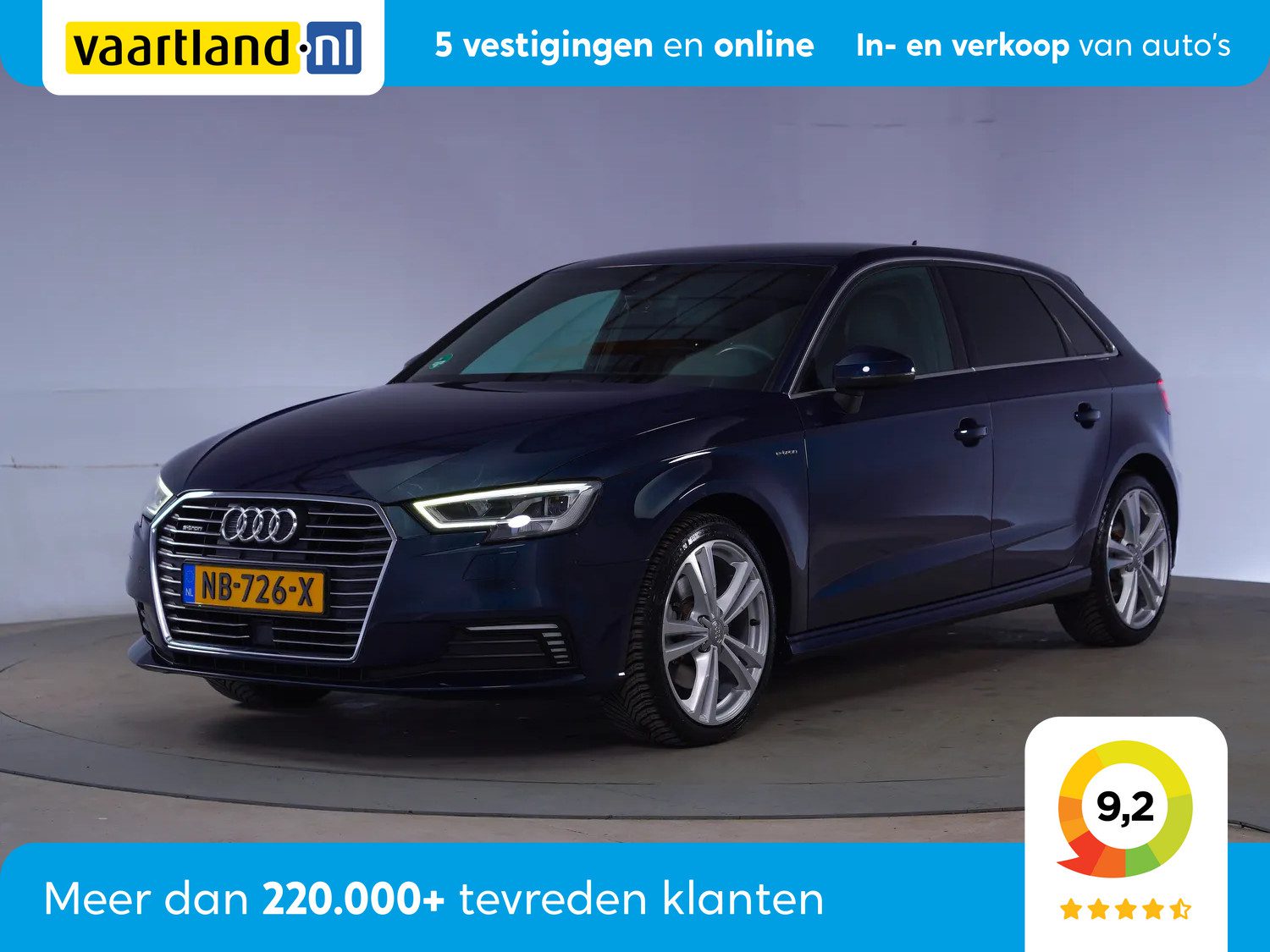 Audi A3 Sportback 1.4 e-tron S- line[ Virtual Navi Clima ]