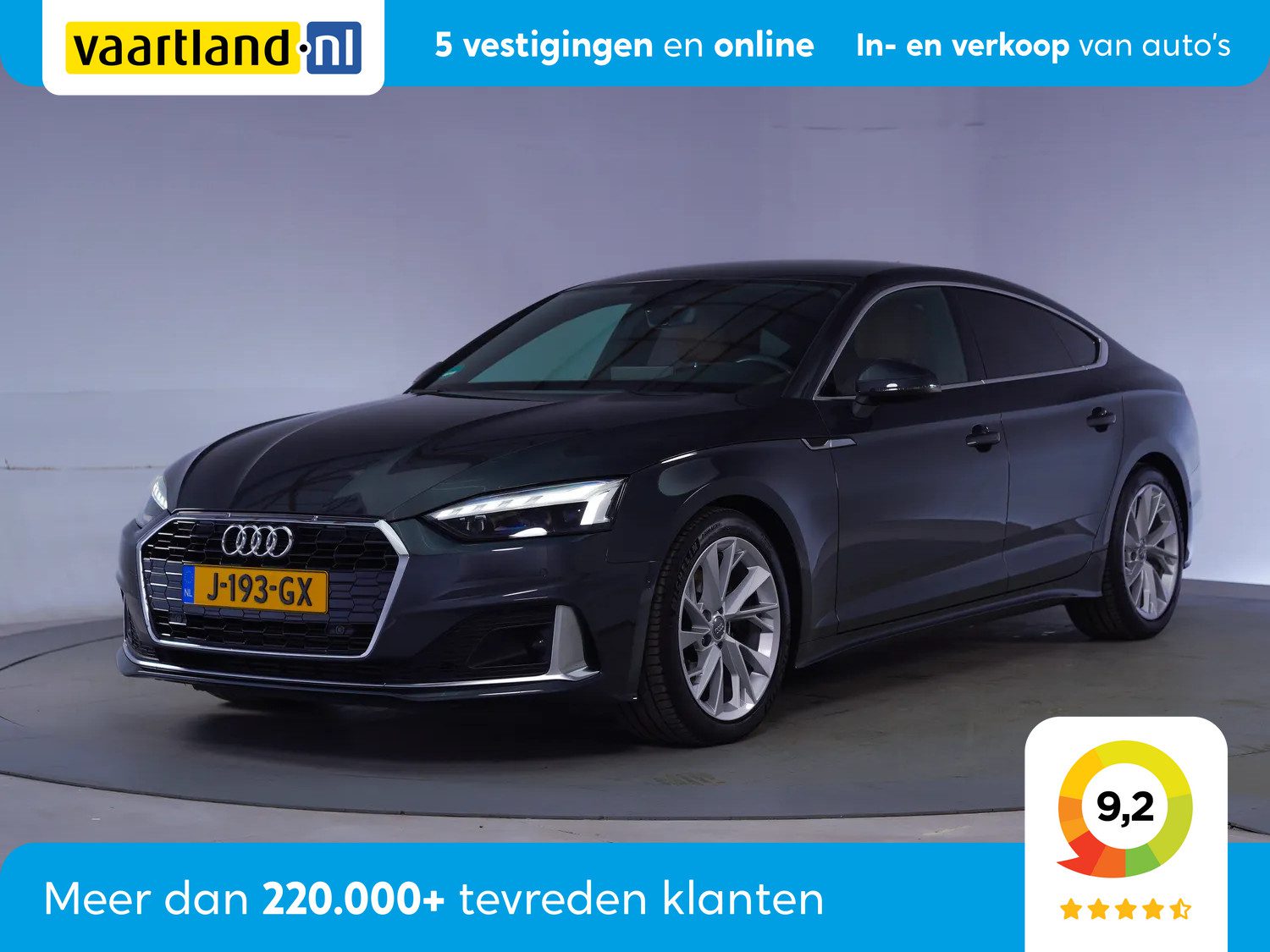 Audi A5 SPORTBACK 40 TFSI Launch Edition Sport [ Virtual Leder Sportstoelen Stoelverwarming ]