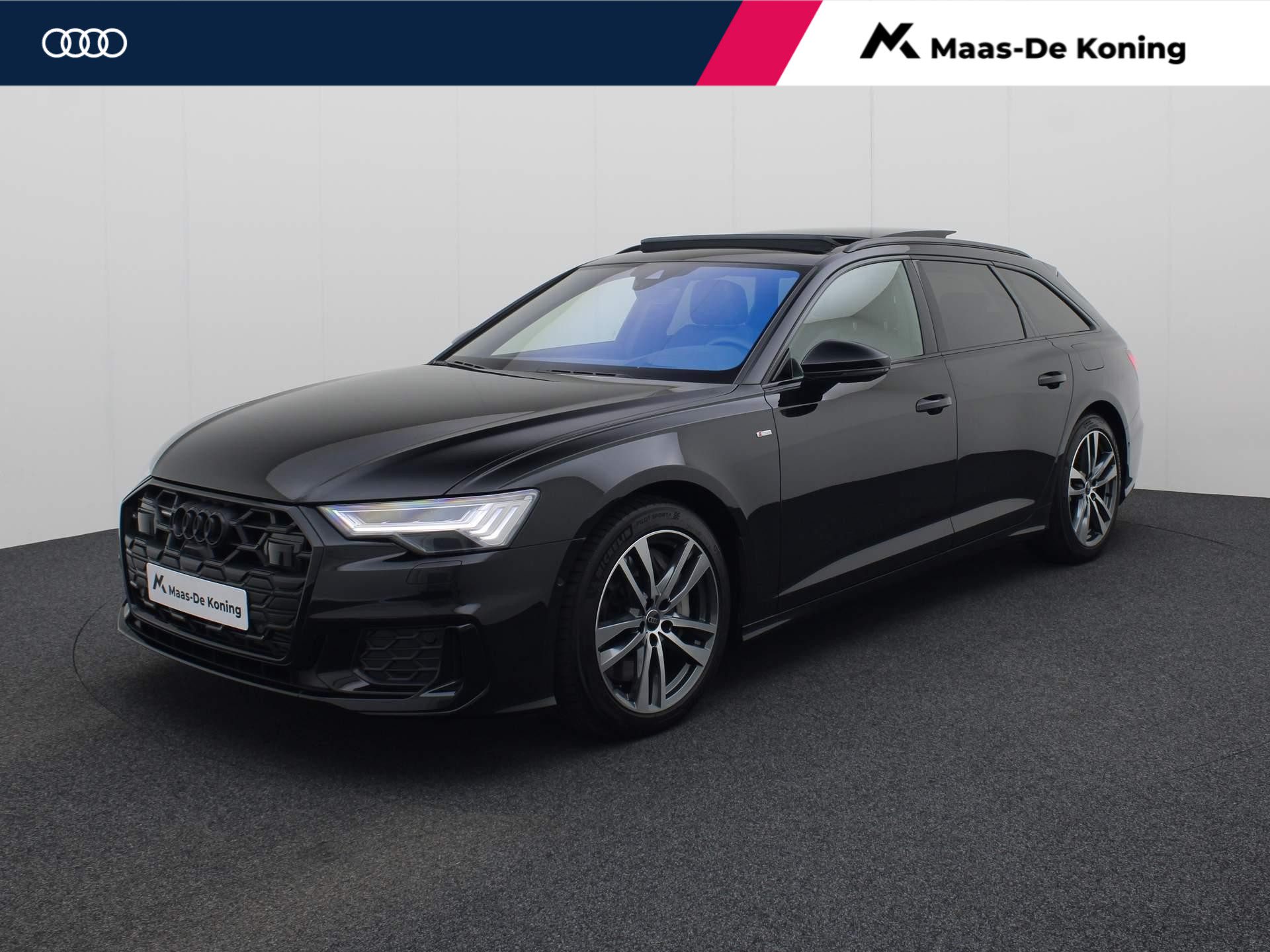 Audi A6 Avant 55 TFSIe 220kW/299PK  quattro S Line · Panoramadak · Trekhaak · Parkeersensoren + Rondom zichtcamera · Garantie tot 03-03-2029 of 100000km