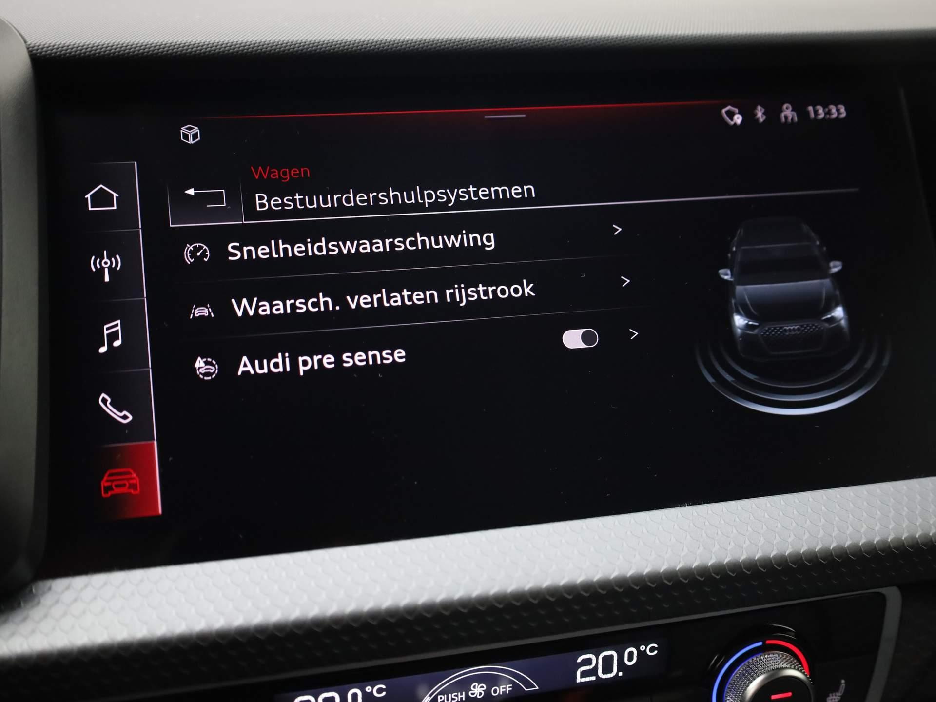 Audi A1 Sportback 30 TFSI/110PK Advanced · Parkeersensoren · Sportstoelen · Stoelverwarming · Garantie tot 14-05-2028 of 100000km