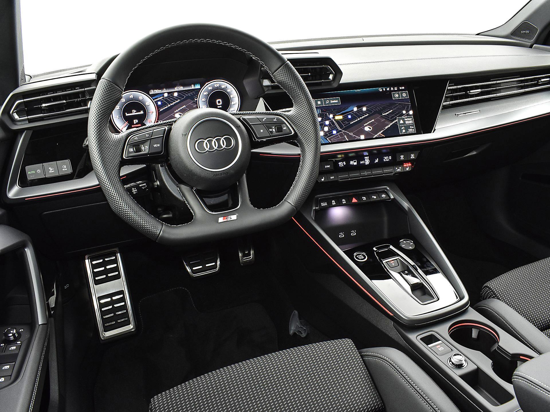 Audi A3 Sportback 35 TFSI S Edition 150 pk · Facelift· 18″ LM Velgen · Matrix-Led · Sonos Premium 3D