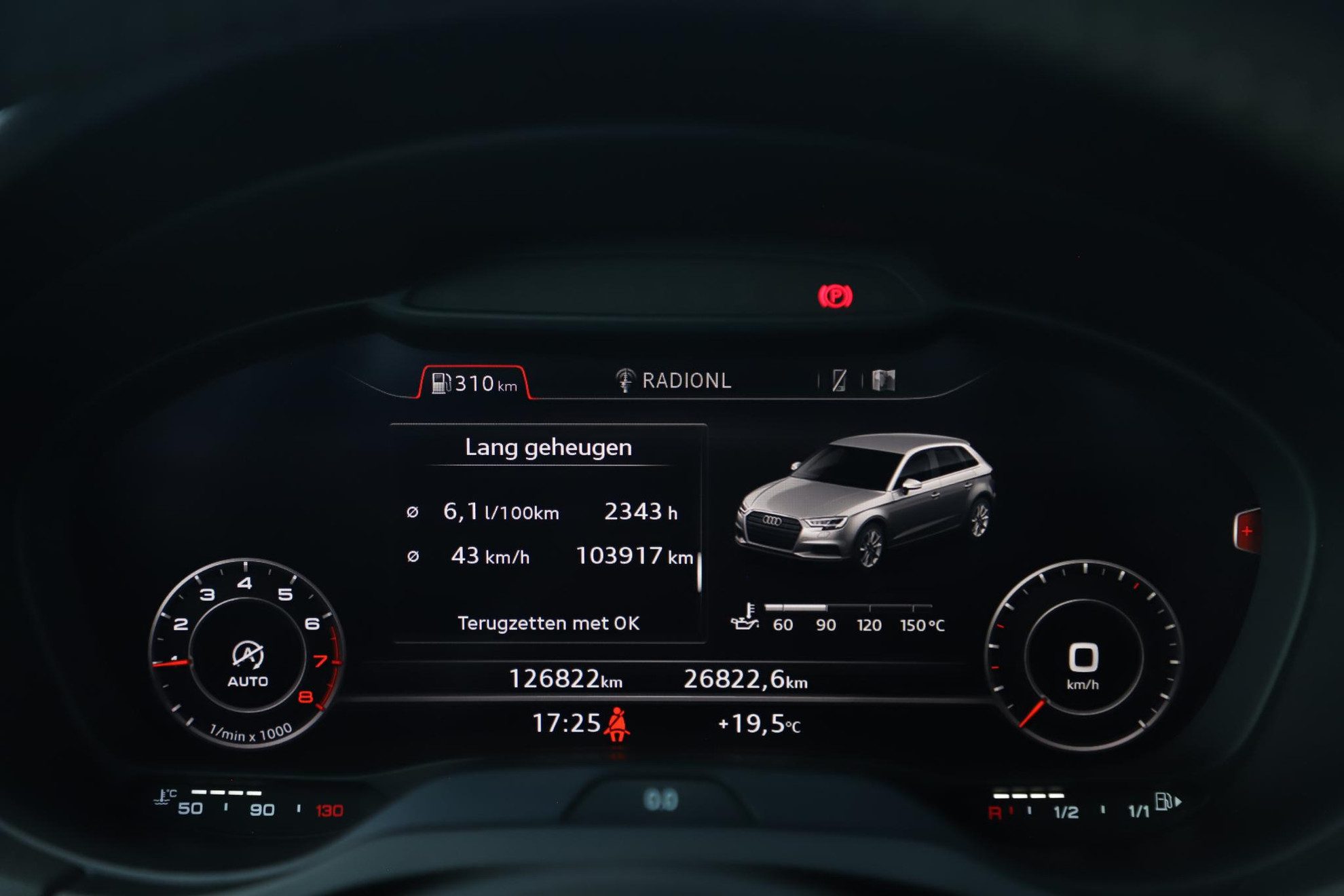 Audi A3 Sportback 30 TFSI S Line Sport Virtual Cockpit Half Leder Stoelverwarming Navigatie Carplay Android 18 inch S-Line LMV Full LED Clima Cruise Parkeersensor