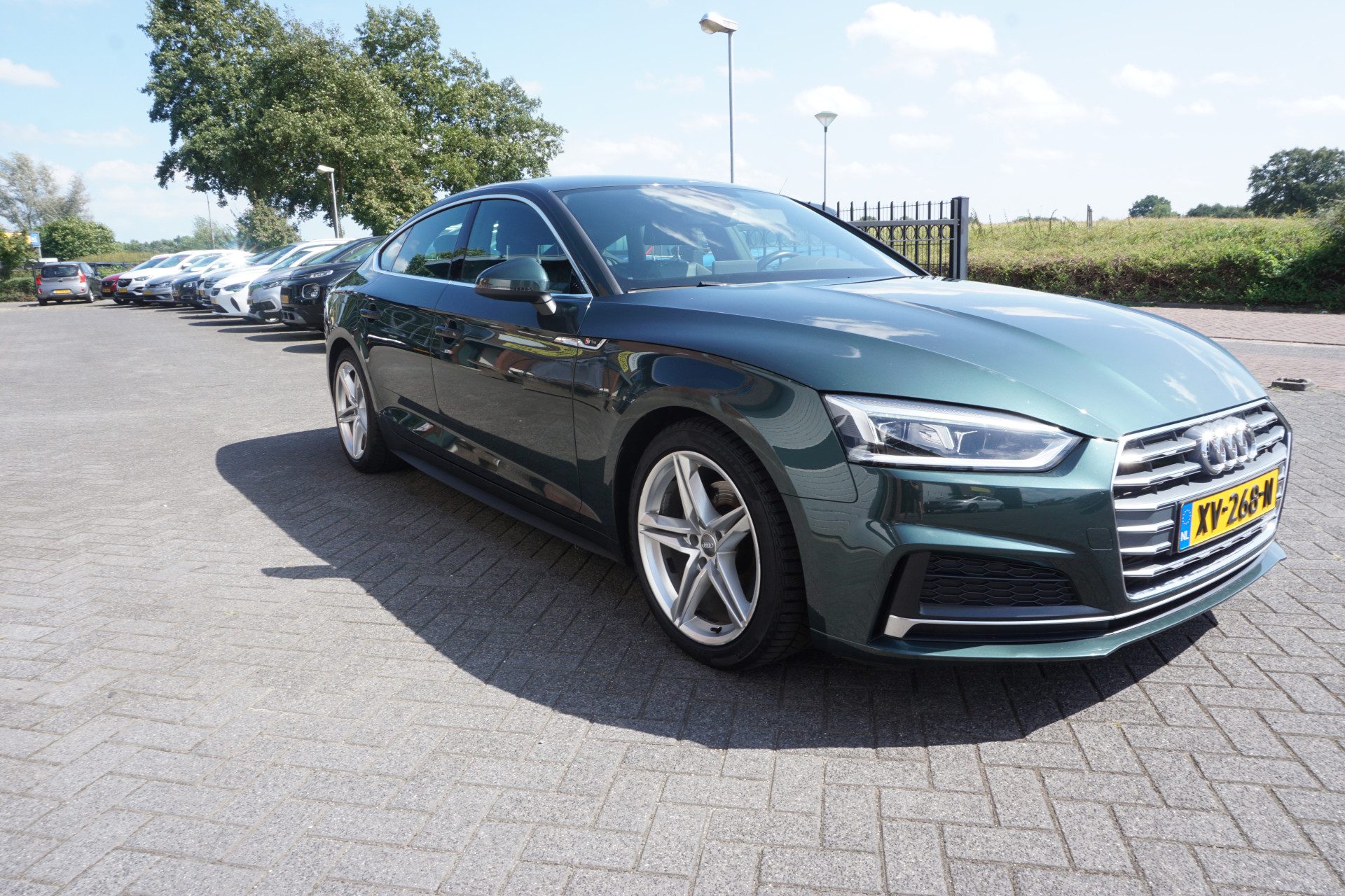 Audi A5 Sportback 35 TFSI SPORT S-LINE EDITION 2X S-LINE ORIGINEEL NEDERLANDS PERF STAAT FULL LED NAVIGATIE 1/2 LEDER ELECTR.KLEP NAVIGATIE ECC AIRCO CRUISECONTROL PARKEERSENSOREN BLUETOOTH CHROOM LMV ENZ…