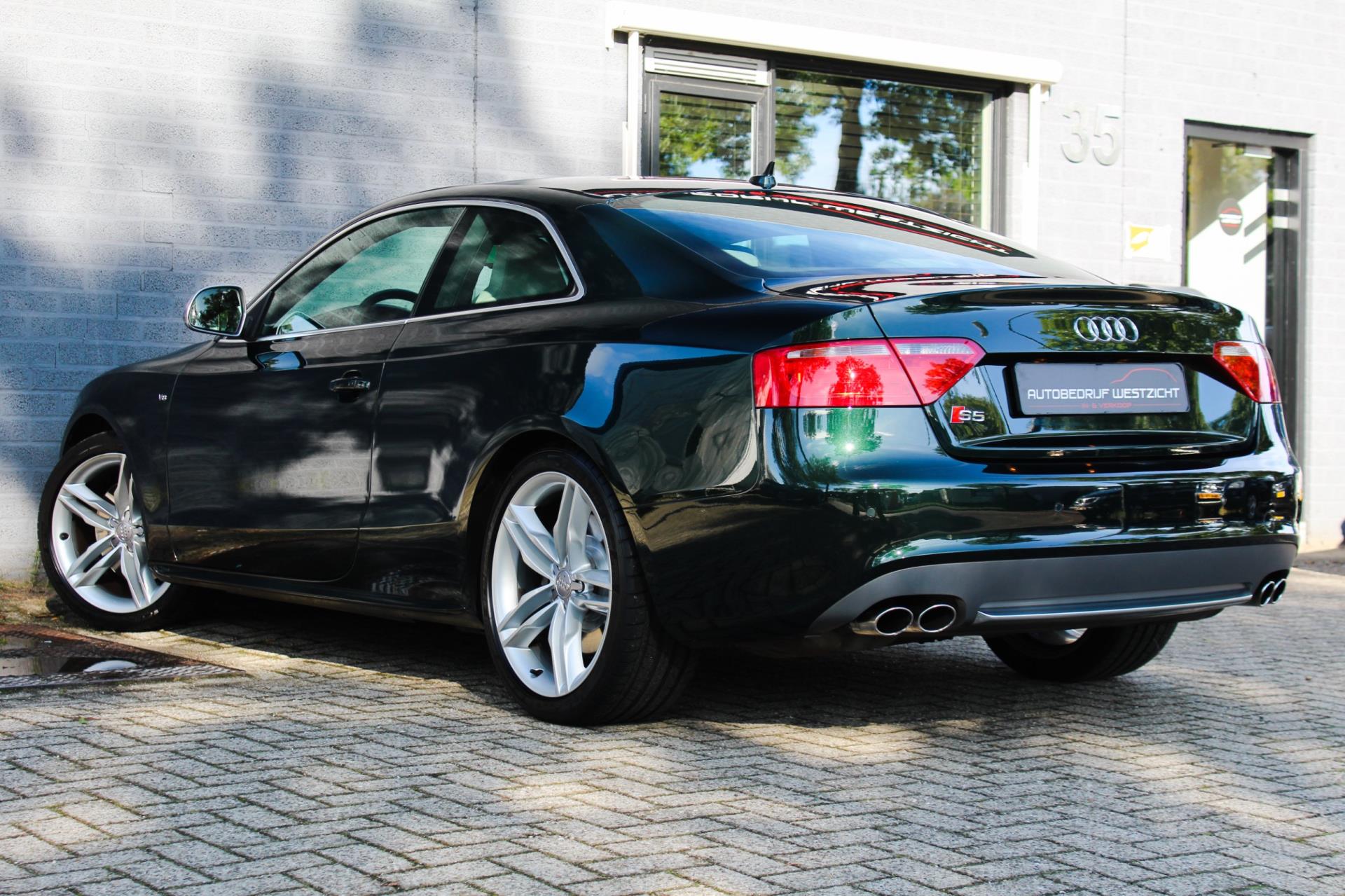 Audi A5 Coupé 4.2 FSI S5 quattro V8 355pk Groen, Automaat