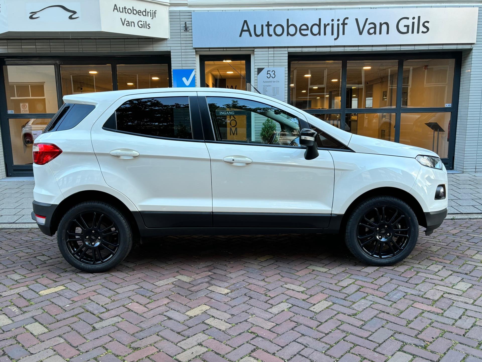 Ford EcoSport 1.0 EcoBoost Titanium S | AIRCO | KEYLESS | NAVIGATIE | PDC | LMV 17 | 1/2 LEDER | STOELVERWARMING |