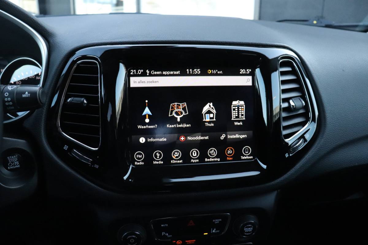 Jeep Compass Jeep Compass 1.4 MultiAir Opening Edition Plus | LEDER | MEMORY | STOEL/STUURVERW. | CAMERA | TREKHAAK | CRUISE | NAVI |