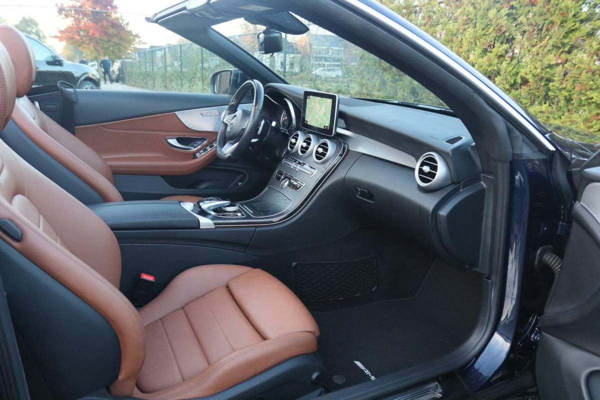 Mercedes-Benz C-Klasse Mercedes C-klasse Cabrio 200 184PK Aut. AMG Premium Airscarf|Nav|Sportzetels|Nekverw.|Stoelverw, koeling|Leder|Pdc|Lmv||Dealer onderhouden|1e eigenaar|23DKM!|