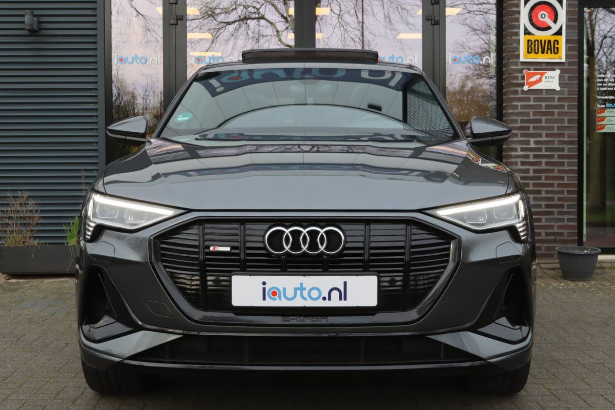 Audi e-tron Audi e-tron Sportback 55 quattro S-Line 95 kWh Pano/Matrix LED/Camera/Optiek Zwart/ACC/Elek. stoelen/20″
