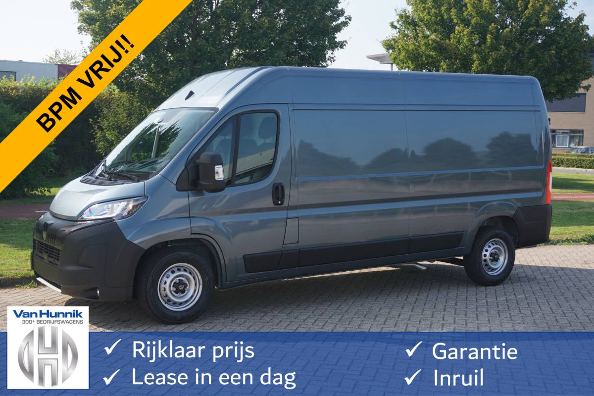 Peugeot Boxer Peugeot Boxer 35+ Heavy 2.2HDI 180PK EAT8 Automaat L3H2 BPM VRIJ!! 10″ Navi, Clima, Cam, 270º Deur!! NR. 182