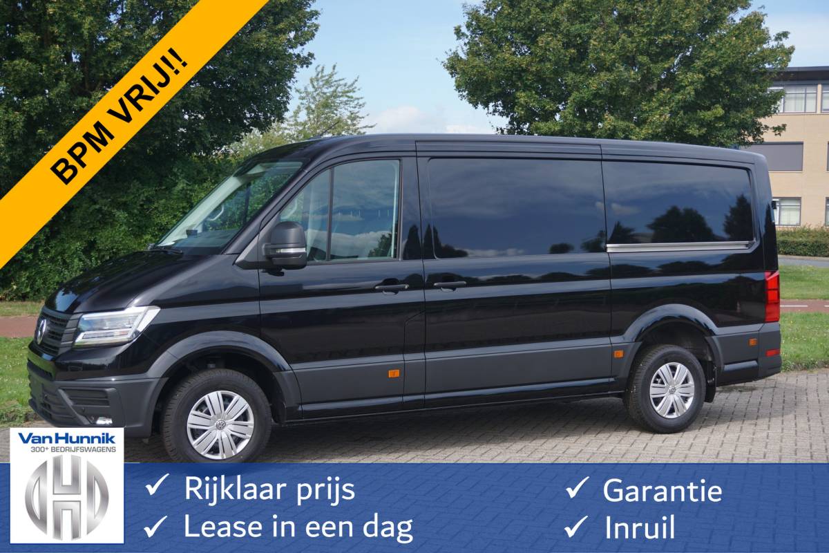Volkswagen Crafter Volkswagen Crafter 35 177PK L3H2 AUT Facelift BPM VRIJ!! 13″ Navi, Cam, Gev. Stoel, LED, 2x Schuifdeur!! NR. 818
