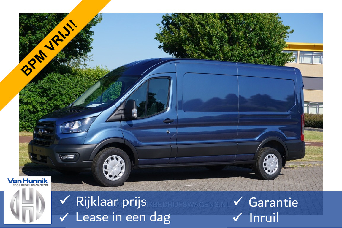 Ford Transit Ford Transit 350L L3H2 Trend AUT8 130PK BPM VRIJ!! 12″ Sync4 Apple CP/Cam, Laadruimte Pack! NR. 613