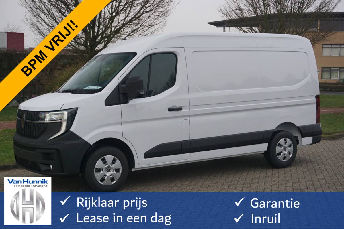Renault Master Renault Master T35 150PK Extra L2H2 BPM VRIJ!! 10″ R-Link scherm, Camera, Trekhaak! NR. 983