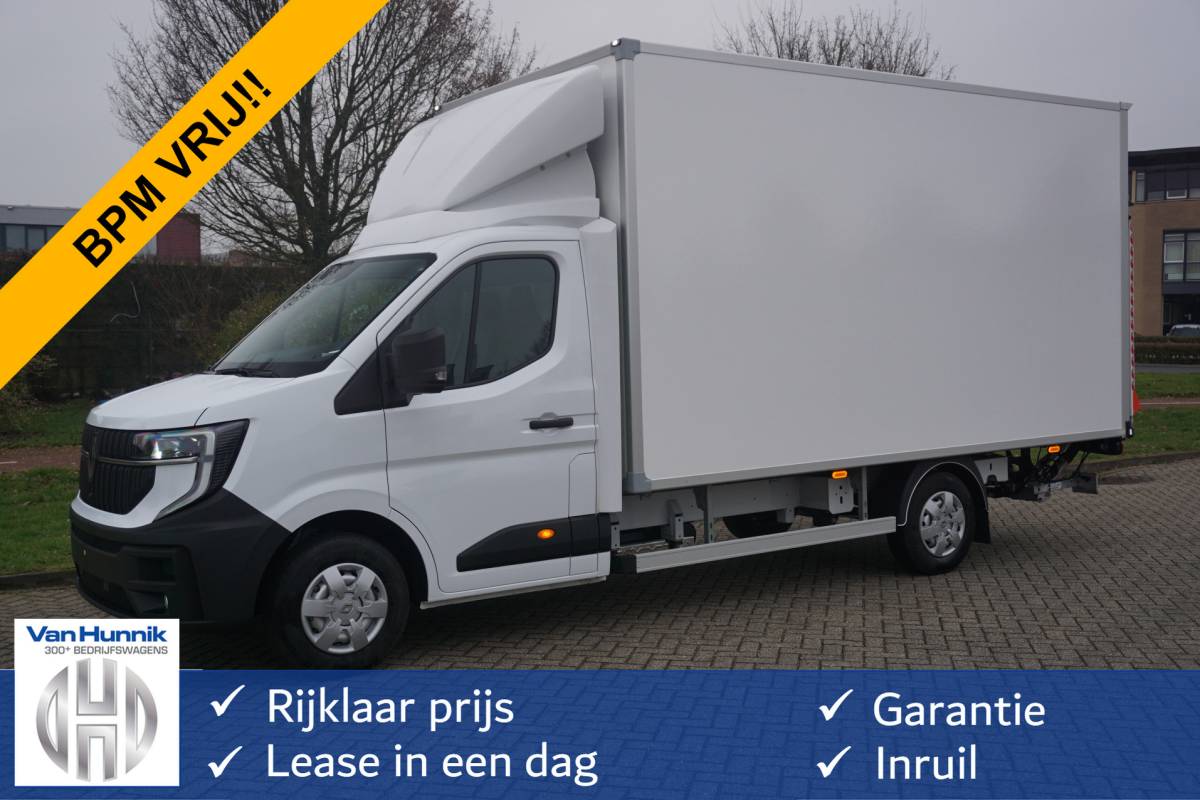 Renault Master Renault Master T35 170PK L4 Bakwagen BPM VRIJ!! 10″Scherm Apple CP/Android A, Dhollandia Klep!! NR. 991