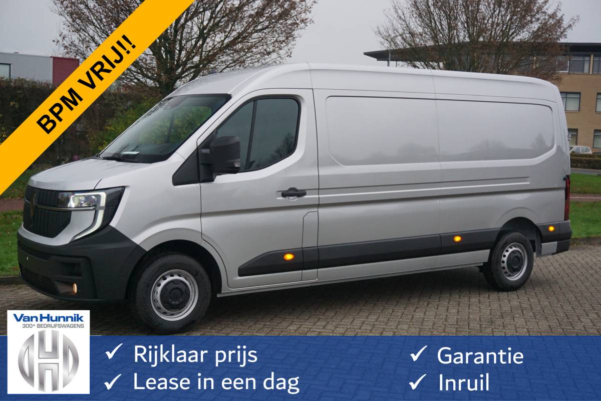 Renault Master Renault Master T35 170PK L3H2 BPM VRIJ!! 10″ R-Link Navi, Camera, LED 270Gr Deur!! NR. 849