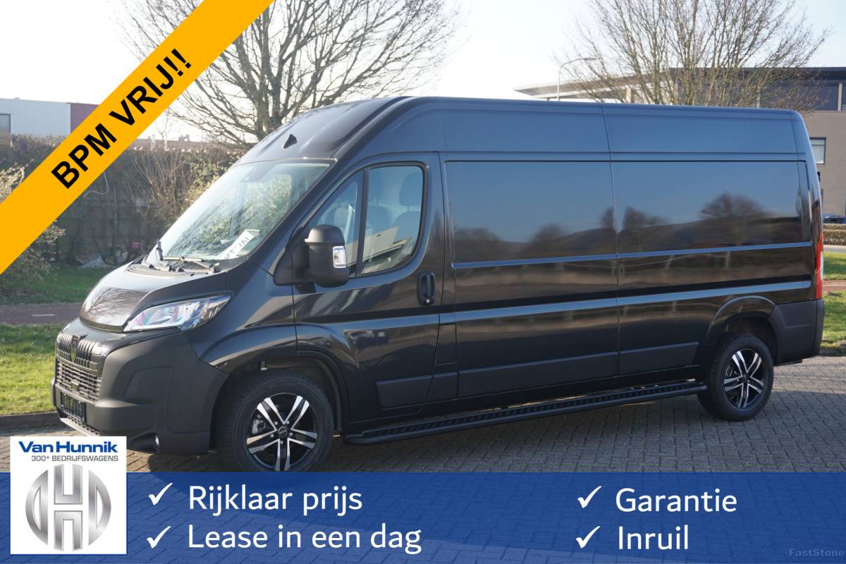 Peugeot Boxer Peugeot Boxer 35+ Heavy 180PK EAT8 AUT Lifestyle Edition L3H2 10″ Navi, Clima Cam, 17″ Velgen, 270º Deur!! NR. 187