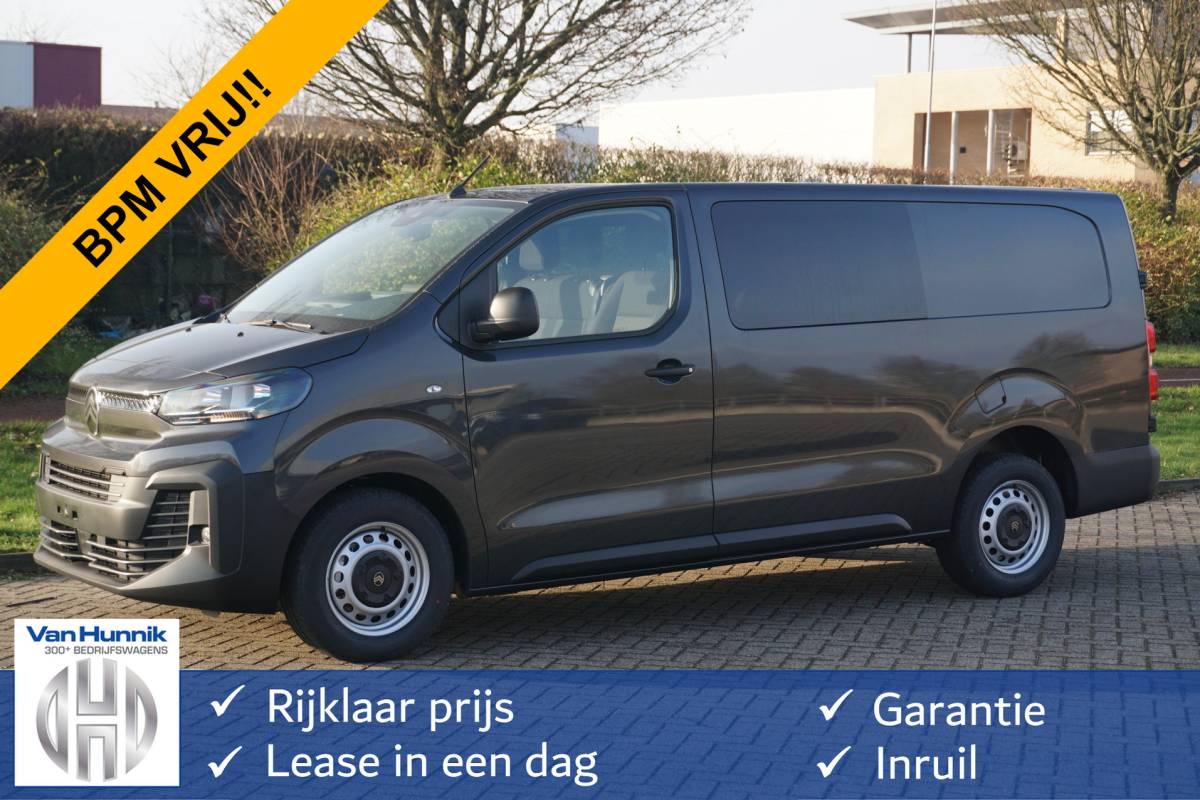 Citroën Jumpy Citroën Jumpy 2.0D 180PK EAT8 Aut L3H1 Dubbel Cabine BPM VRIJ!! Navi, Camera, Airco, Cruise!! Nr. 861