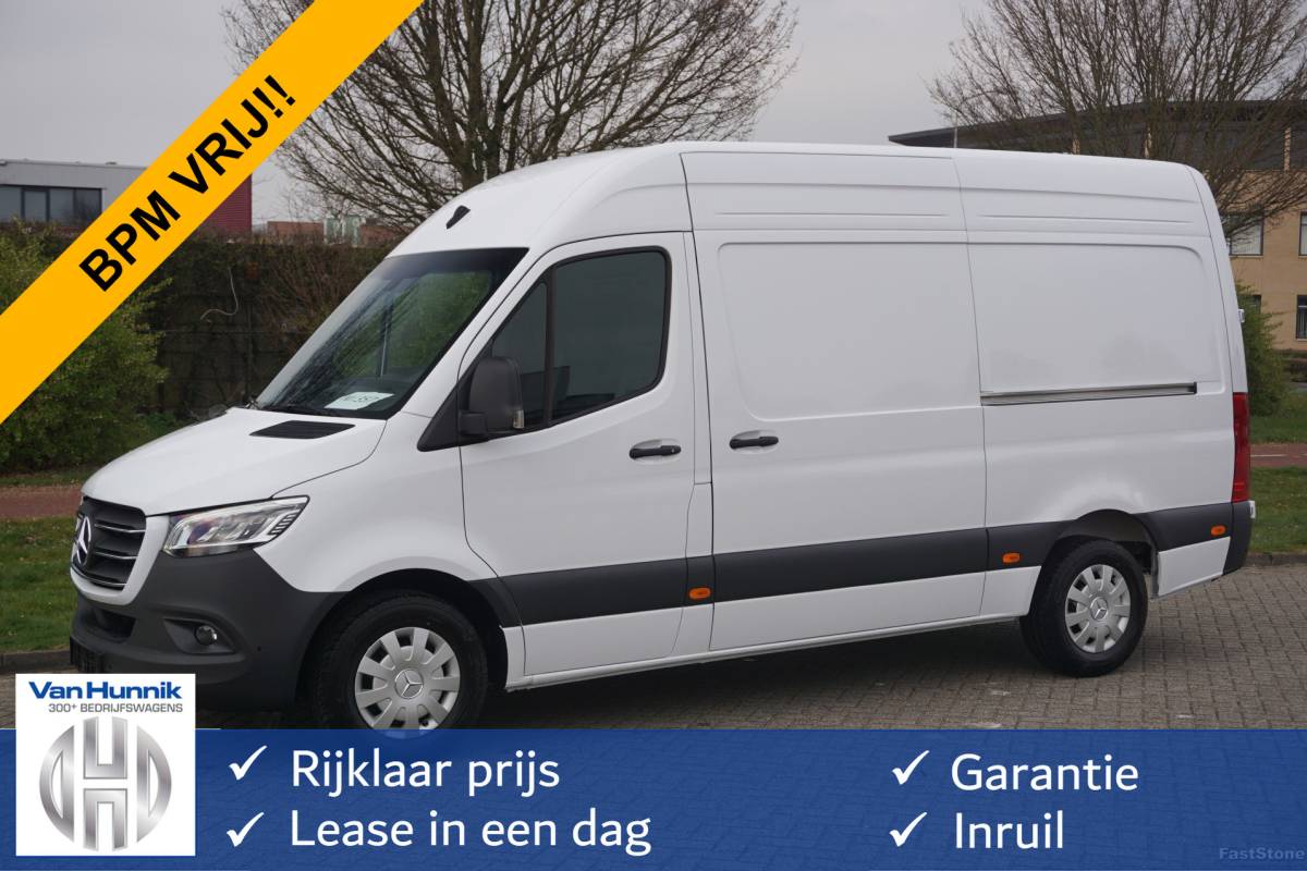 Mercedes-Benz Sprinter Mercedes-Benz Sprinter 317CDI Pro L2H2 BPM VRIJ!! 10.25″ Mbux, Gev. Stoel, 3.5T Trekhaak, LED 2x Schuifdeur!! NR. 409