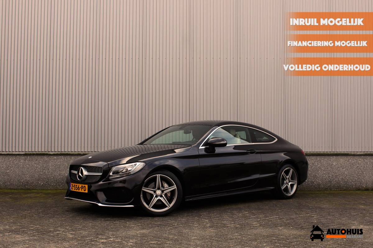Mercedes-Benz C-Klasse Mercedes-Benz C-klasse Coupé C 180 Aut. AMG Line Leder, Navi, Camera