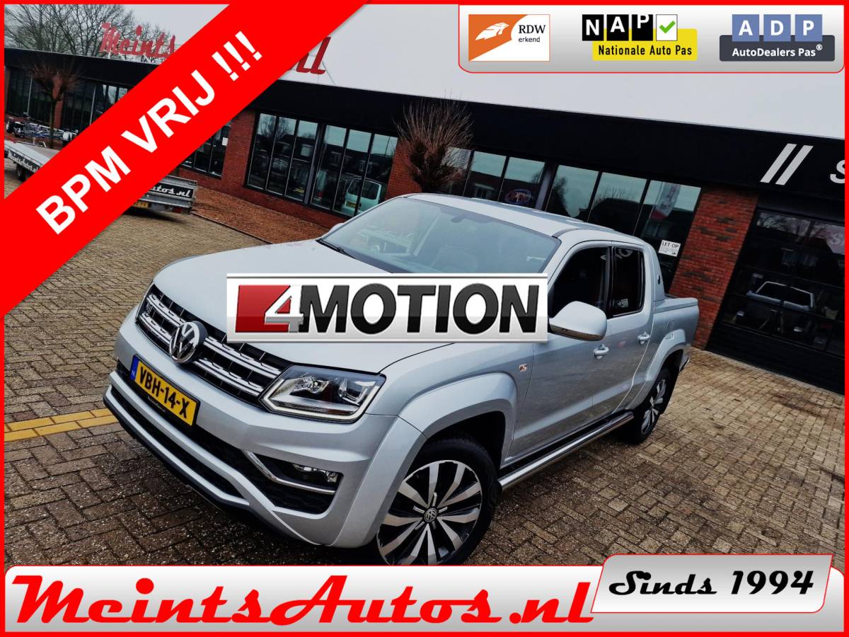 Volkswagen Amarok Volkswagen Amarok 3.0 TDI 4Motion V6 258Pk 5Pers. DC Dubbele Cabine XL E6 AVENTURA Grijs Kenteken