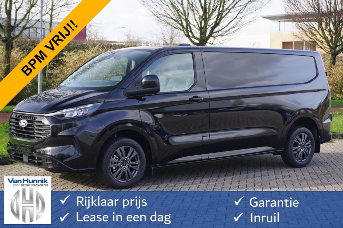 Ford Transit Custom Ford Transit Custom 300L 170PK Limited AUT BPM VRIJ!! Navi, Cam, Adap. Cruise, 17″ LM, LED!! NR. 415
