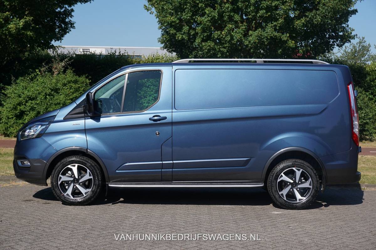 Ford Transit Custom Ford Transit Custom 300S Active 130PK BPM VRIJ!! Airco,  Cruise, Apple CP/ Android Auto, Camera, 17″ LM Velg!! NR. 270