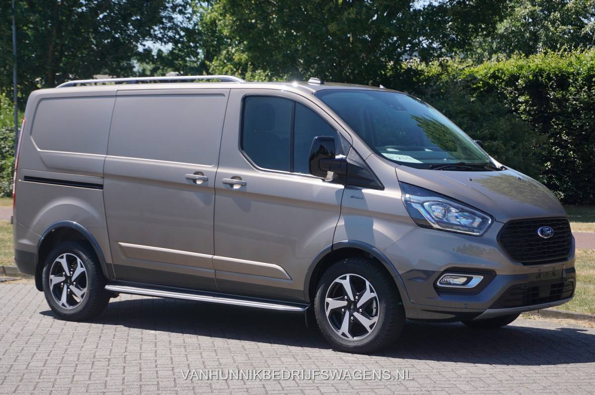 Ford Transit Custom Ford Transit Custom 300S Active 130PK BPM VRIJ!! Airco, Cruise, Apple CP / Android Auto, 17″ LM Velg!! NR. 339