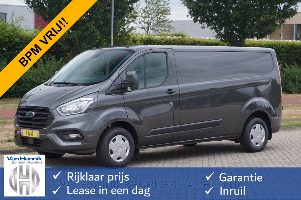 Ford Transit Custom Ford Transit Custom 300L 130PK Trend BPM VRIJ!! Airco, Cruise, Navi, Trekhaak!! NR. 134