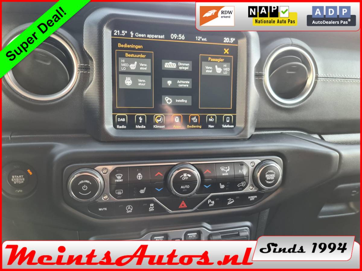 Jeep Wrangler Jeep Wrangler 2.2D Sahara Unlimited 200Pk OUTLAW 4WD, MOPART LV MUD, LEDER, BOMVOL OPTIE !!! GRIJS KENTEKEN