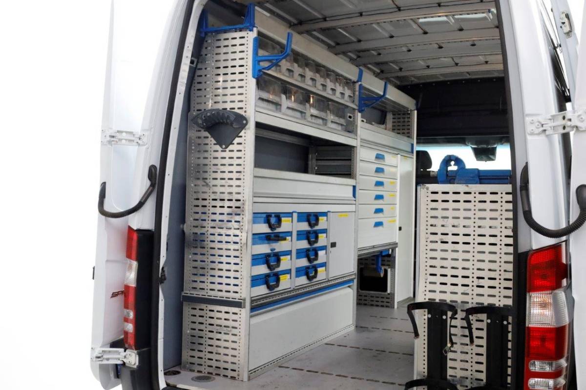 Mercedes-Benz Sprinter Mercedes-Benz Sprinter 316 CDI 163pk E6 4X4 ZG1 L2H2 Airco/Xenon/Inrichting 10-2016
