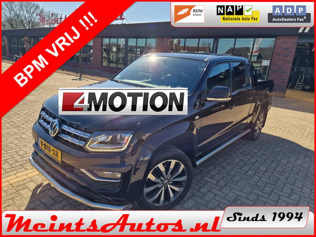 Volkswagen Amarok Volkswagen Amarok 3.0 TDI 4Motion V6 258Pk DC Dubbele Cabine XL E6 AVENTURA STANDKACHEL Grijs Kenteken