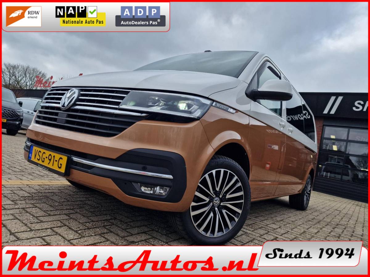 Volkswagen Transporter Volkswagen Transporter T6.1 2.0 TDI 204Pk Bulli 4-MOTION DC Dubbele Cabine DSG 31 L2H1 DIG. COCKPIT ADAPT. CRUISE LED, 2x Schuif