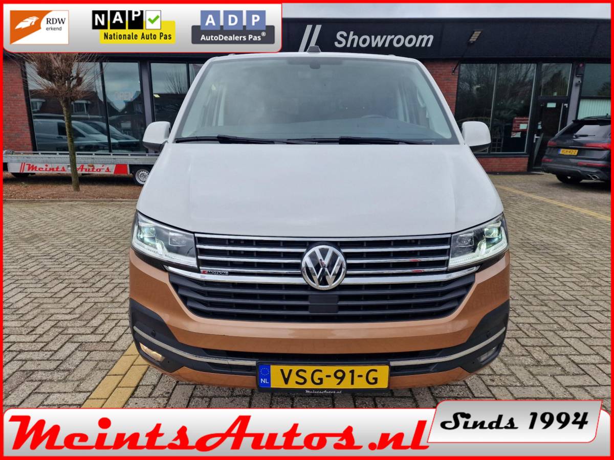 Volkswagen Transporter Volkswagen Transporter T6.1 2.0 TDI 204Pk Bulli 4-MOTION DC Dubbele Cabine DSG 31 L2H1 DIG. COCKPIT ADAPT. CRUISE LED, 2x Schuif