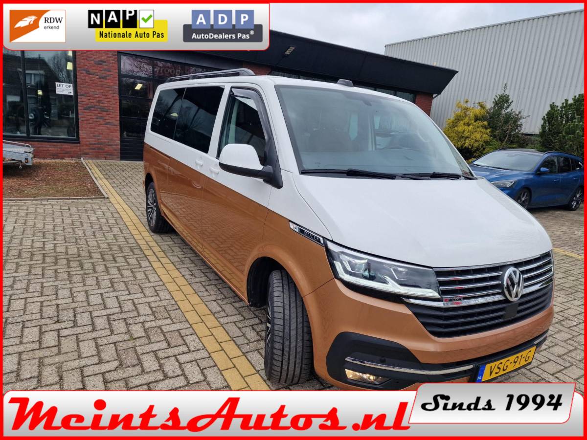 Volkswagen Transporter Volkswagen Transporter T6.1 2.0 TDI 204Pk Bulli 4-MOTION DC Dubbele Cabine DSG 31 L2H1 DIG. COCKPIT ADAPT. CRUISE LED, 2x Schuif