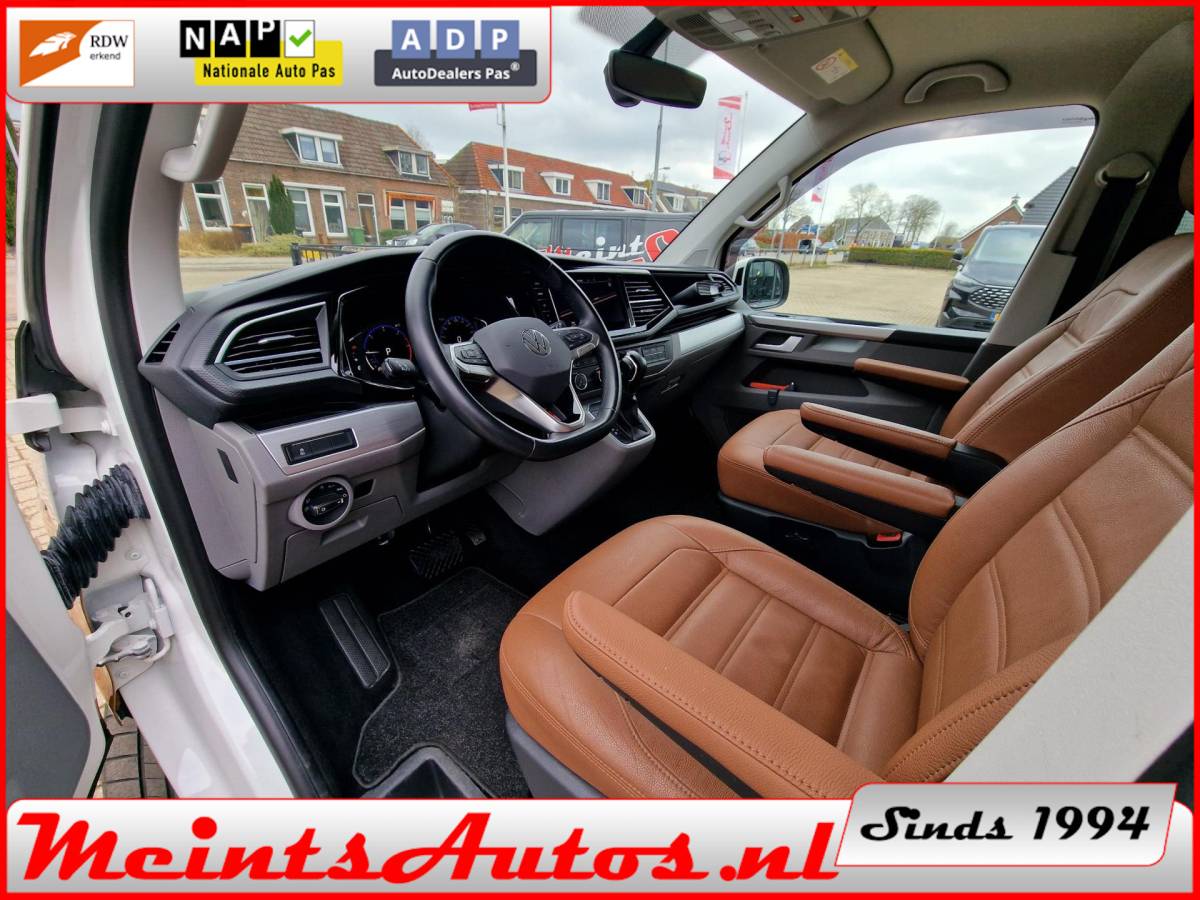 Volkswagen Transporter Volkswagen Transporter T6.1 2.0 TDI 204Pk Bulli 4-MOTION DC Dubbele Cabine DSG 31 L2H1 DIG. COCKPIT ADAPT. CRUISE LED, 2x Schuif