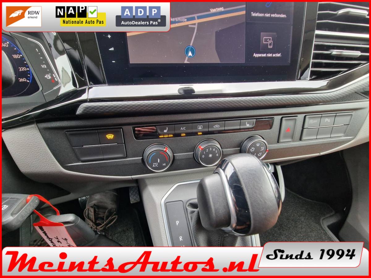 Volkswagen Transporter Volkswagen Transporter T6.1 2.0 TDI 204Pk Bulli 4-MOTION DC Dubbele Cabine DSG 31 L2H1 DIG. COCKPIT ADAPT. CRUISE LED, 2x Schuif