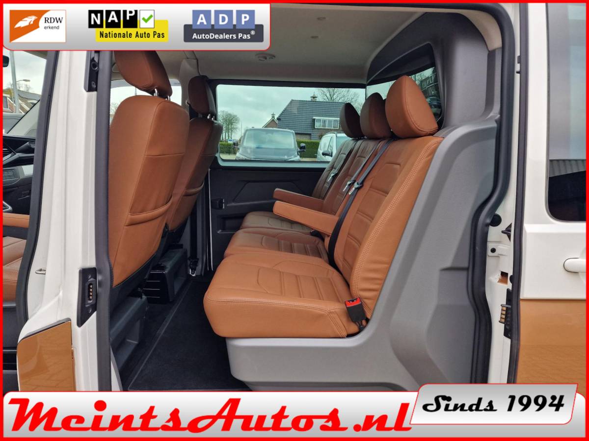 Volkswagen Transporter Volkswagen Transporter T6.1 2.0 TDI 204Pk Bulli 4-MOTION DC Dubbele Cabine DSG 31 L2H1 DIG. COCKPIT ADAPT. CRUISE LED, 2x Schuif