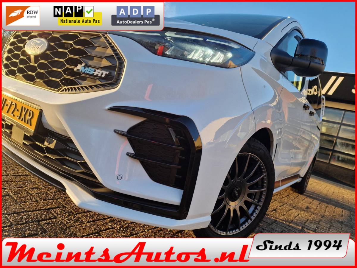 Ford Transit Custom Ford TRANSIT CUSTOM MS-RT DC Dubbele Cabine L2H1 320 2.0 TDCI 170pk AWD 4×4 Automaat 19” Trekhaak Elektr. Deuren, BPM VRIJ !!!