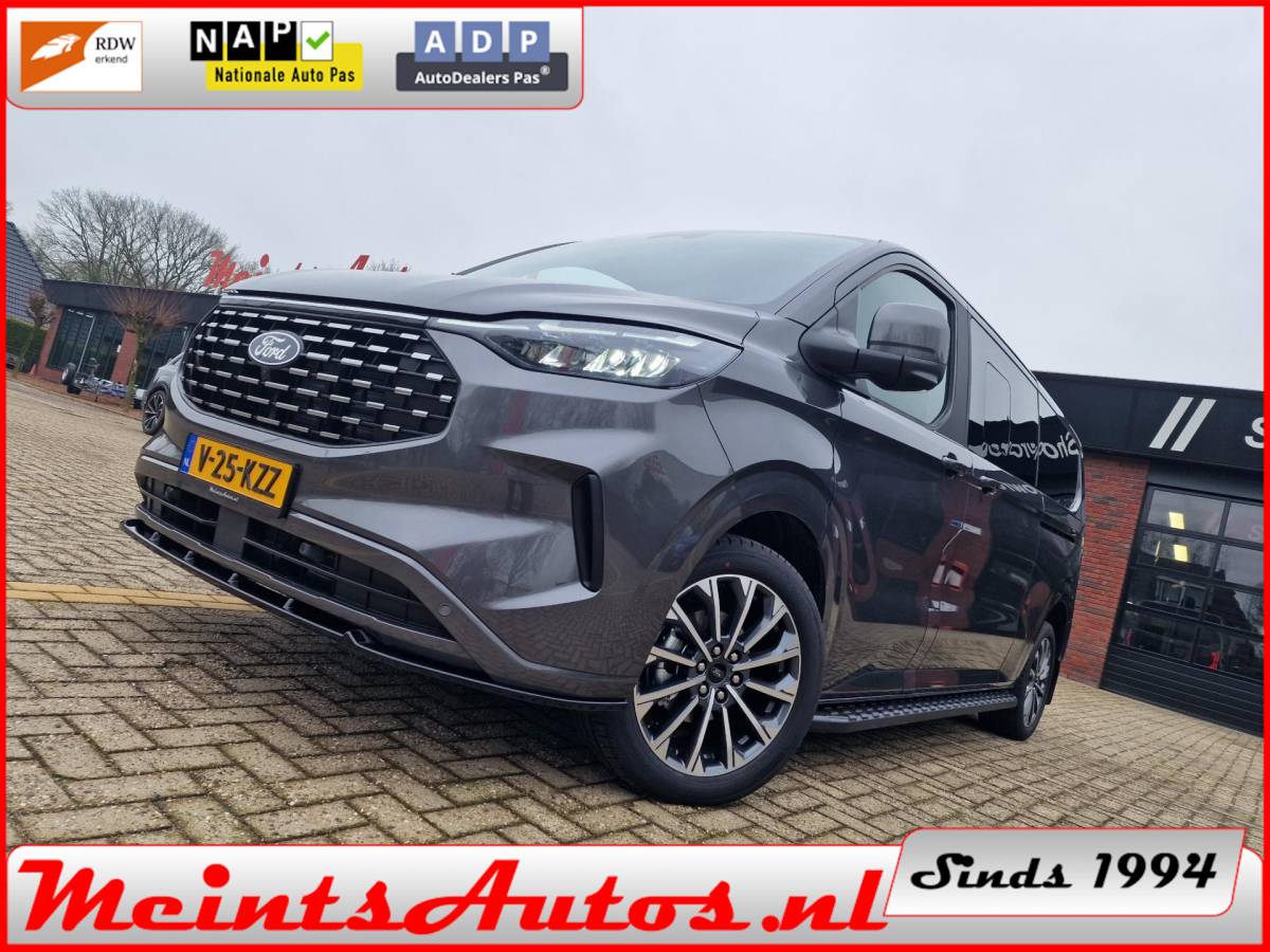 Ford Tourneo Custom Ford Tourneo Custom Transit Titanium Exclusive 2.0 TDCI 170pk, 5 Jaar Garantie, DC Dubbele Cabine L2H1 320 19” FULL OPTIE
