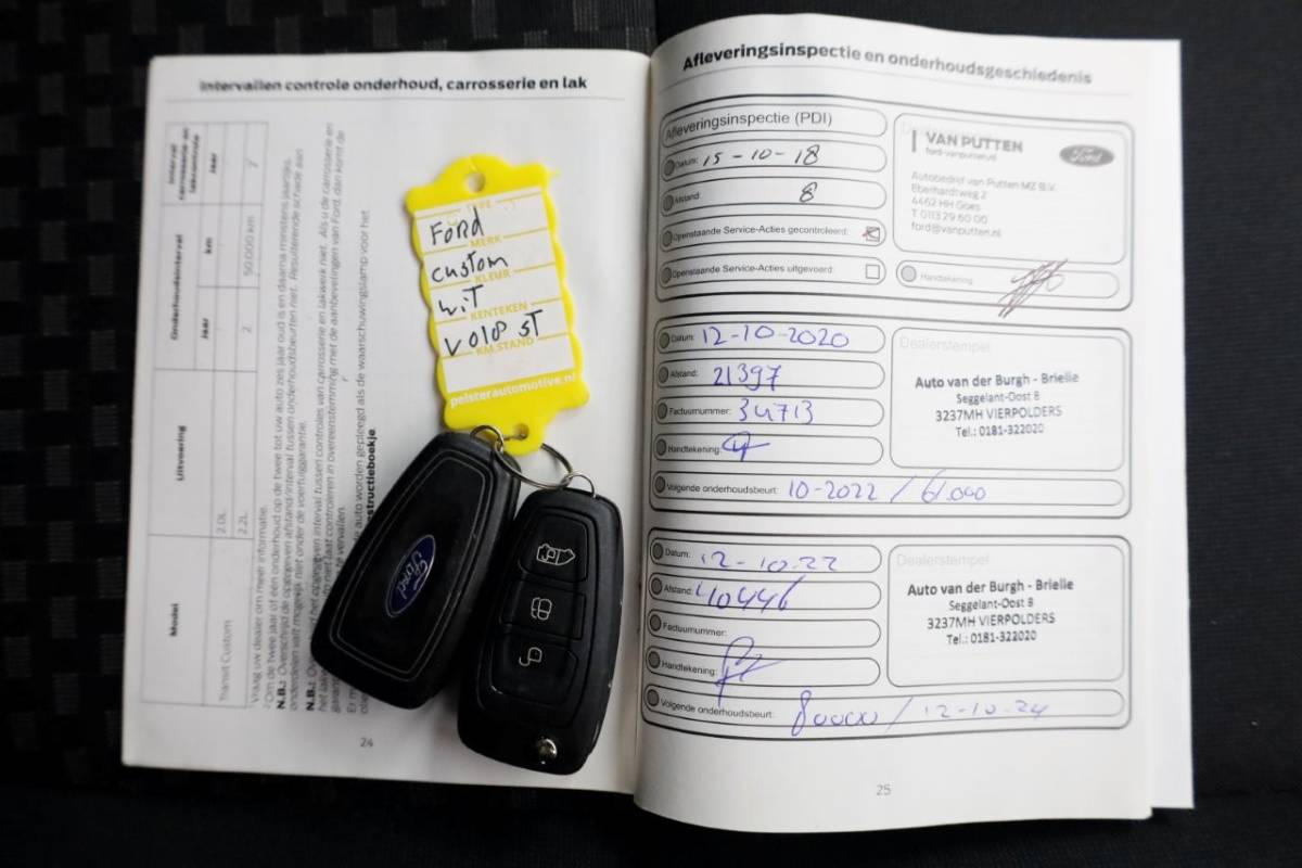 Ford Transit Custom Ford Transit Custom 340 2.0 TDCI 130pk E6 L1H1 Trend Airco/Inrichting 10-2018