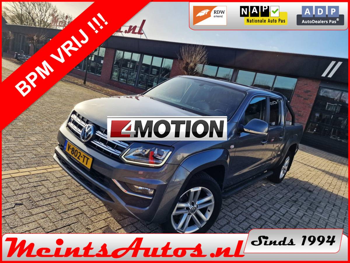 Volkswagen Amarok Volkswagen Amarok 3.0 TDI 4Motion V6 258Pk DC Dubbele Cabine XL E6 AVENTURA Grijs Kenteken