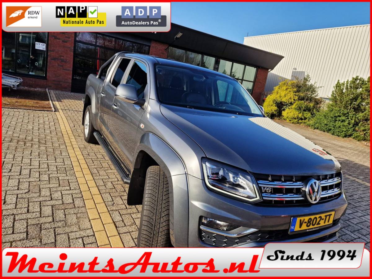Volkswagen Amarok Volkswagen Amarok 3.0 TDI 4Motion V6 258Pk DC Dubbele Cabine XL E6 AVENTURA Grijs Kenteken
