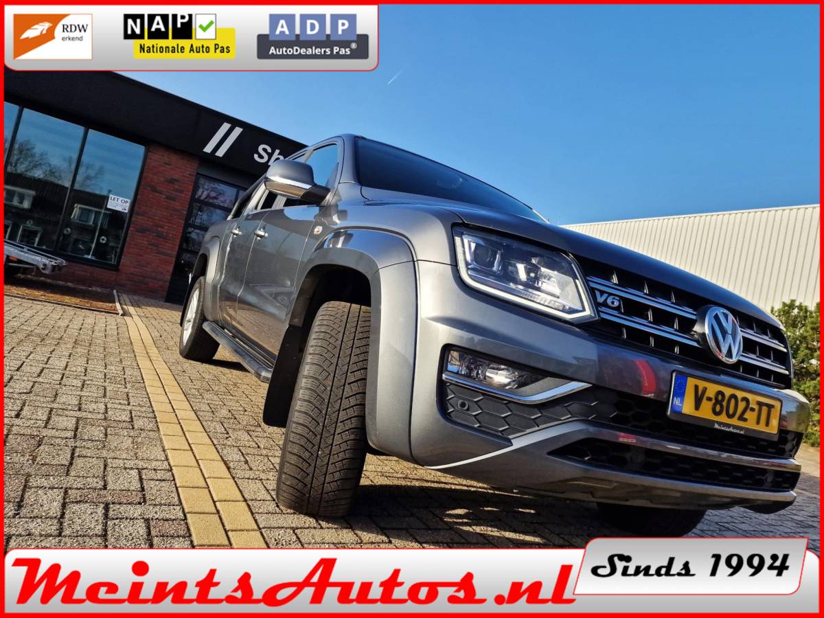 Volkswagen Amarok Volkswagen Amarok 3.0 TDI 4Motion V6 258Pk DC Dubbele Cabine XL E6 AVENTURA Grijs Kenteken