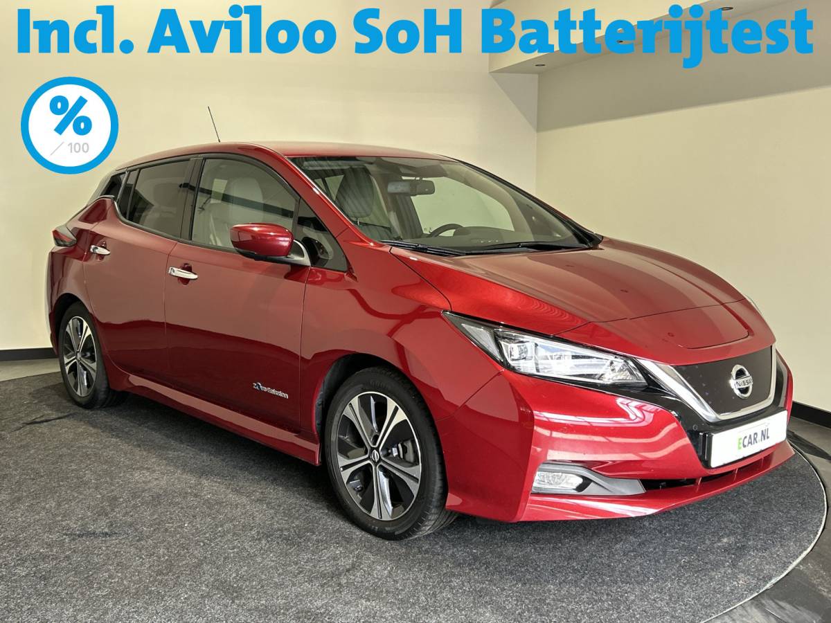 Nissan Leaf Nissan LEAF Tekna 40 kWh | Stoelverwarming | Lederen Bekleding | | SoH (batterijcheck) 85 % score!