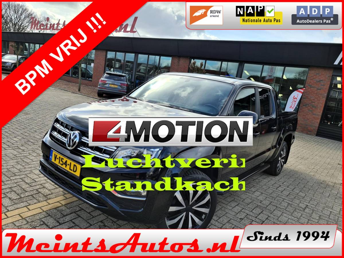 Volkswagen Amarok 9x Volkswagen Amarok 3.0 TDI 4Motion V6 258Pk 5Persoons DC Dubbele Cabine XL E6 AVENTURA Grijs Kenteken op voorraad !!!